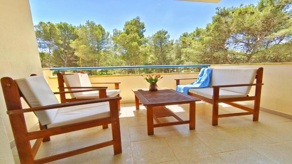 Balkón alebo terasa v ubytovaní VACAY Apartamento Calme, en Costa Brava L'Escala