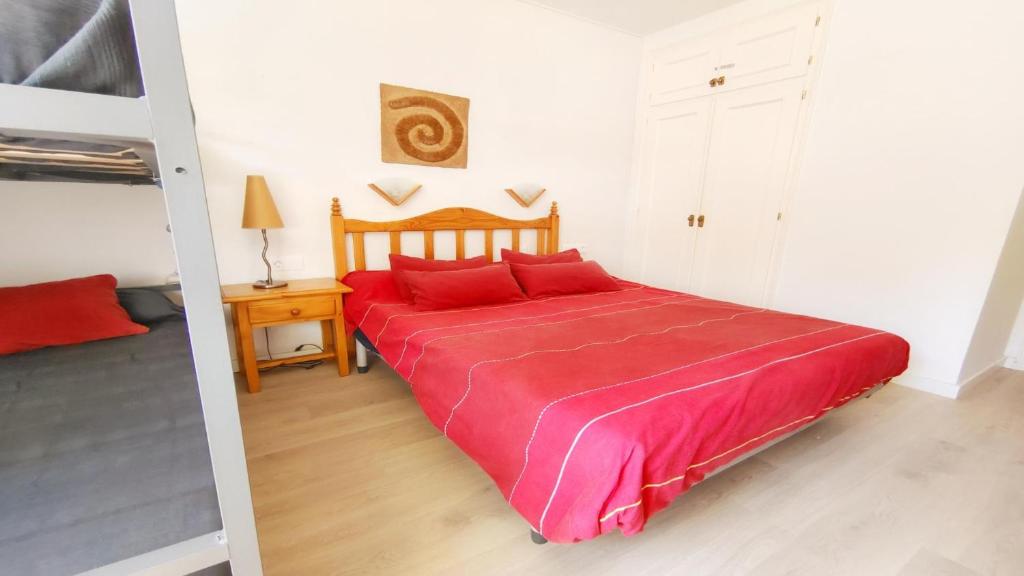 Posteľ alebo postele v izbe v ubytovaní VACAY Apartamento Calme, en Costa Brava L'Escala