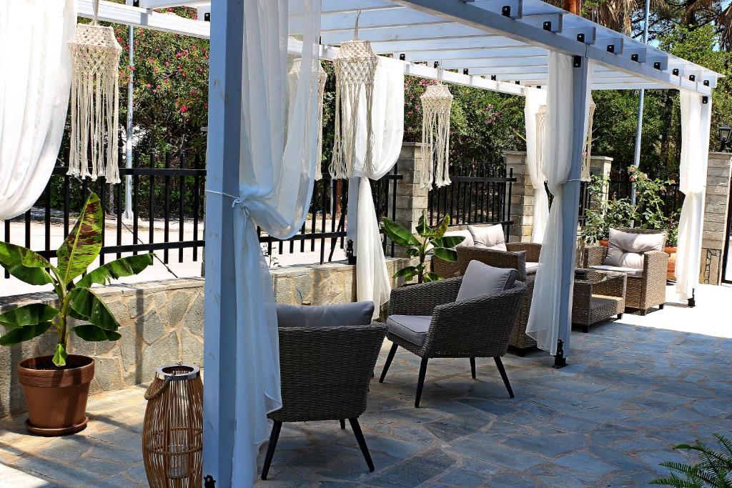 Balkón nebo terasa v ubytování Kristal Hotel
