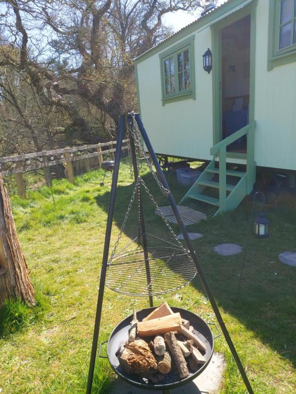 Zahrada ubytování The Old Mill Shepherds Hut