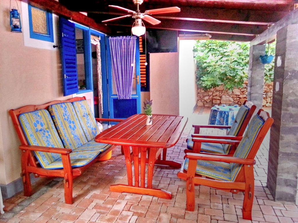 Patio nebo venkovní prostory v ubytování DVORI CAROLINA