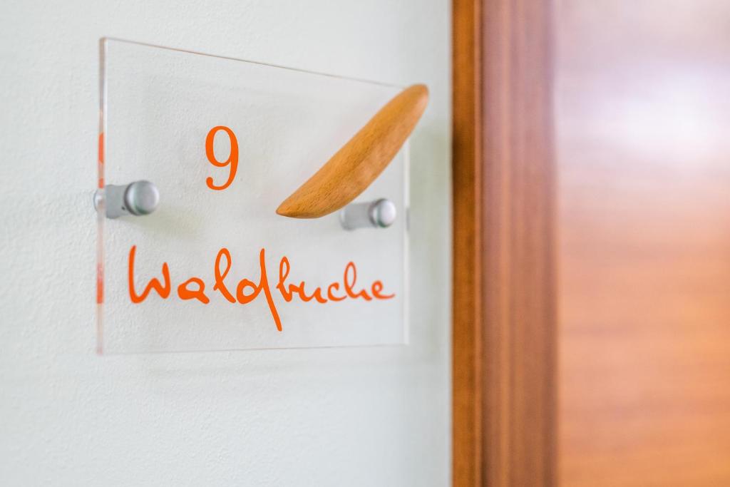 Certifikát, hodnocení, plakát nebo jiný dokument vystavený v ubytování Haus Bergblick