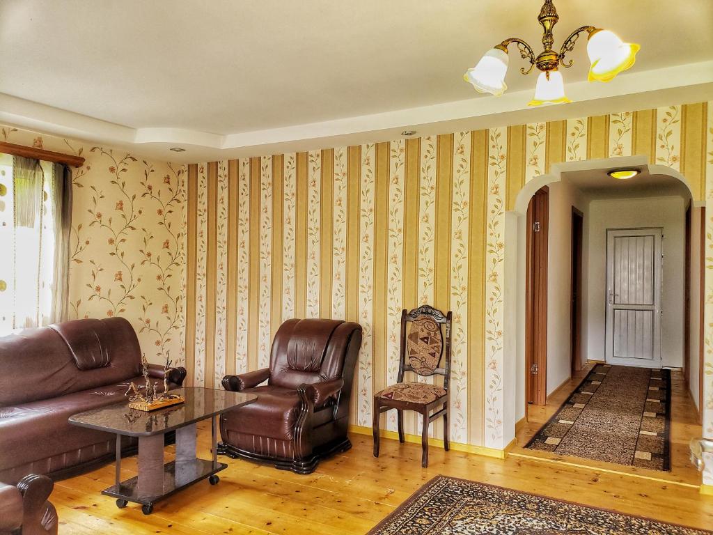 Posezení v ubytování Guest house Data