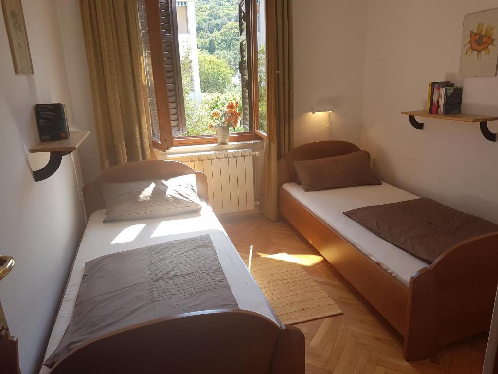 Łóżko lub łóżka w pokoju w obiekcie Casa Croatia