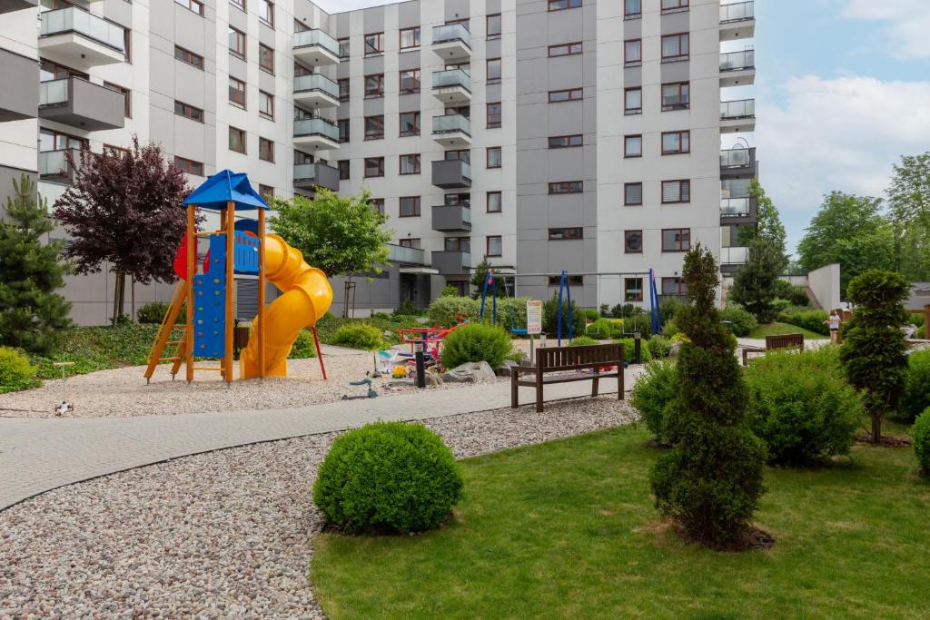 Detský kútik v ubytovaní Apartment Warsaw Airport Kłobucka by Noclegi Renters
