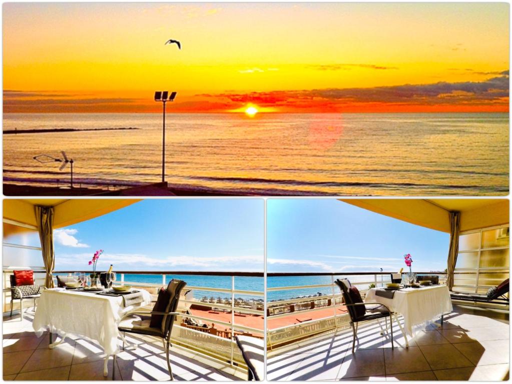 a view of the ocean from the balcony of a house at Beach Apartment 3D - Fuengirola in Fuengirola