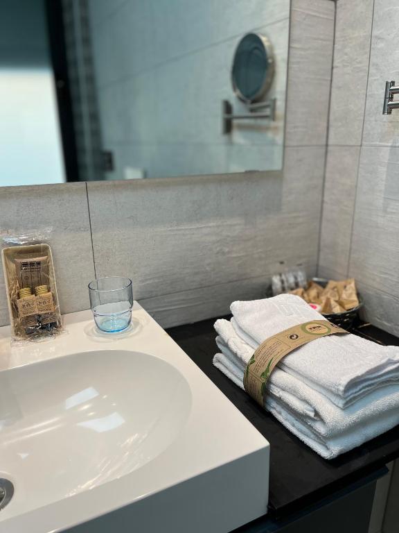 Koupelna v ubytování Plasencia Plaza Mayor Luxury
