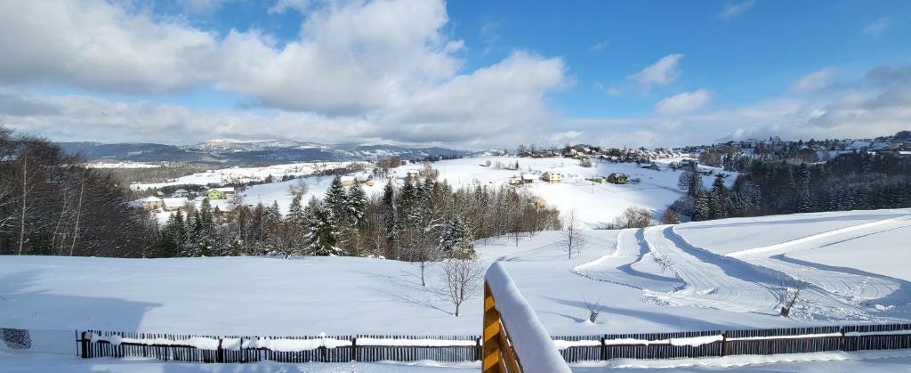 Apartamenty 8 i 10 osobowe Koniakówka Resort v zime