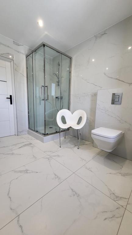 Kúpeľňa v ubytovaní Apartamenty 8 i 10 osobowe Koniakówka Resort