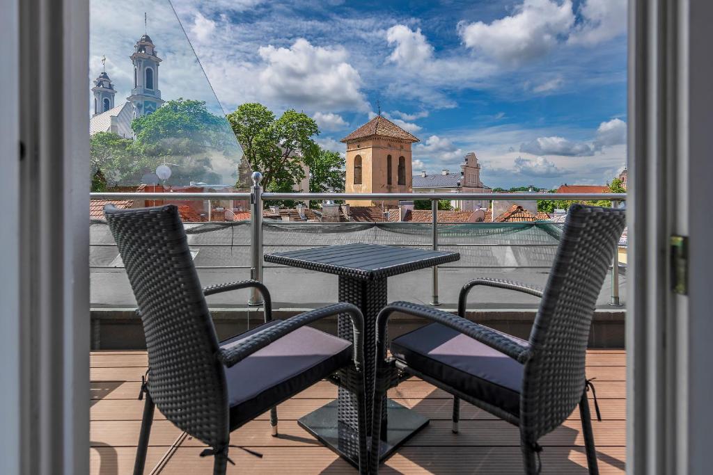 Balkón nebo terasa v ubytování St Palace Hotel