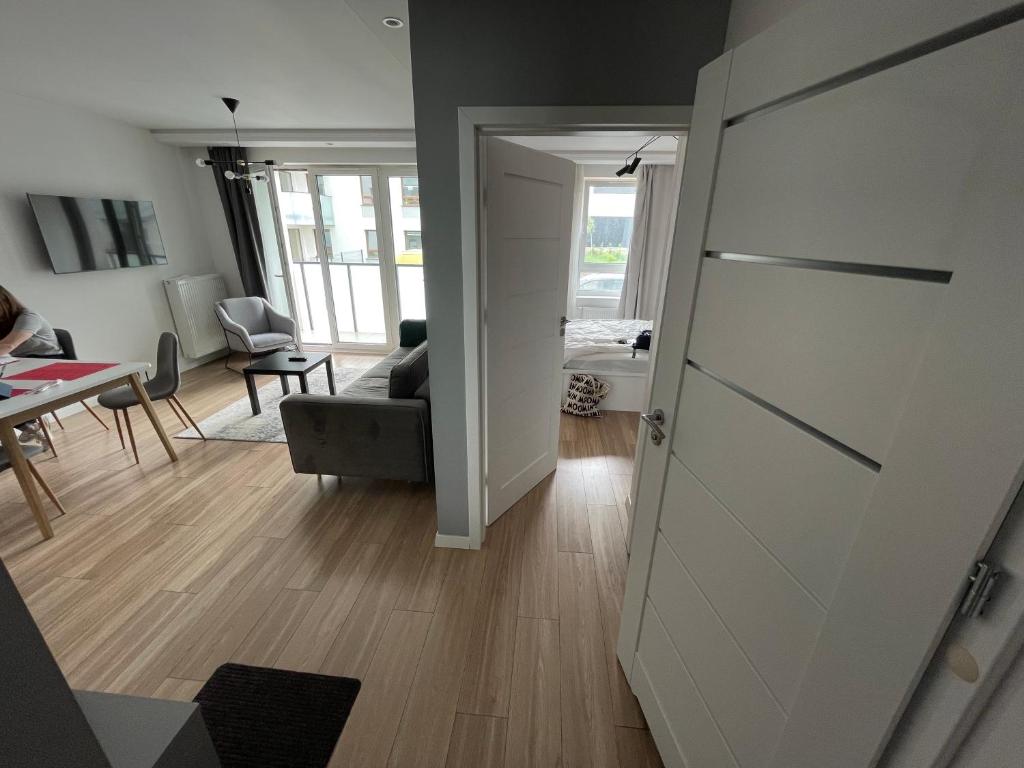 Kuchyňa alebo kuchynka v ubytovaní Nowy apartament w okolicach centrum