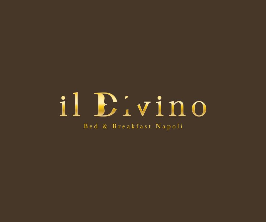 ein Logo für ein Bed & Breakfast kapital in der Unterkunft B&B il Divino in Neapel