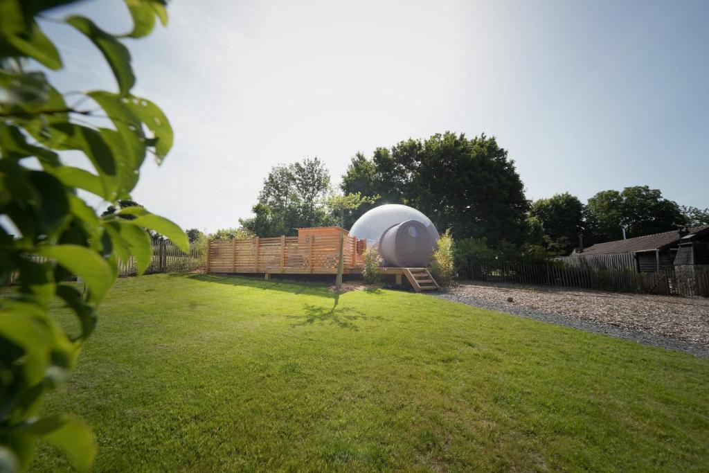 Zahrada ubytování Bulles Odette & Ginette et Tiny House Suzette "Au guet Marais" Etape Insolite
