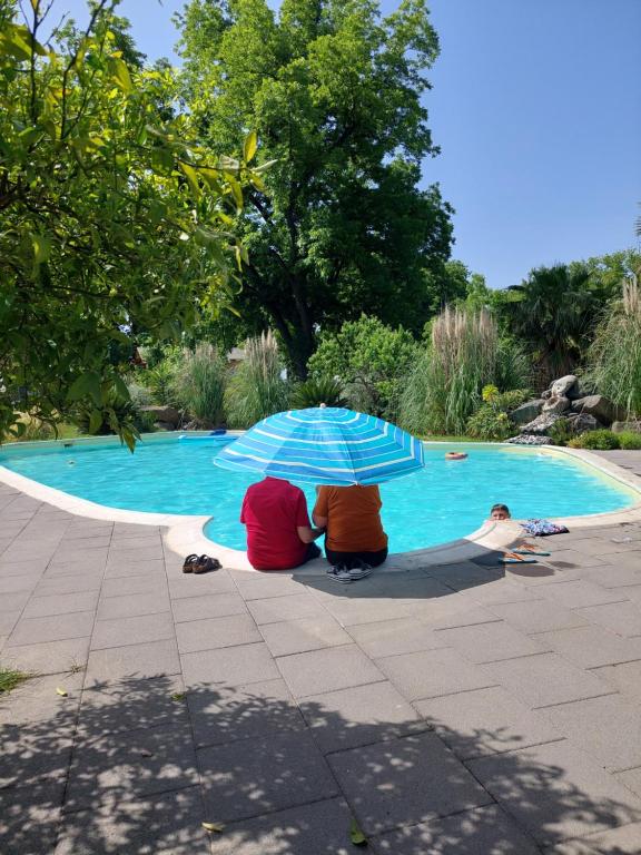 Basen w obiekcie Villa Piersepp B&B lub w pobliżu