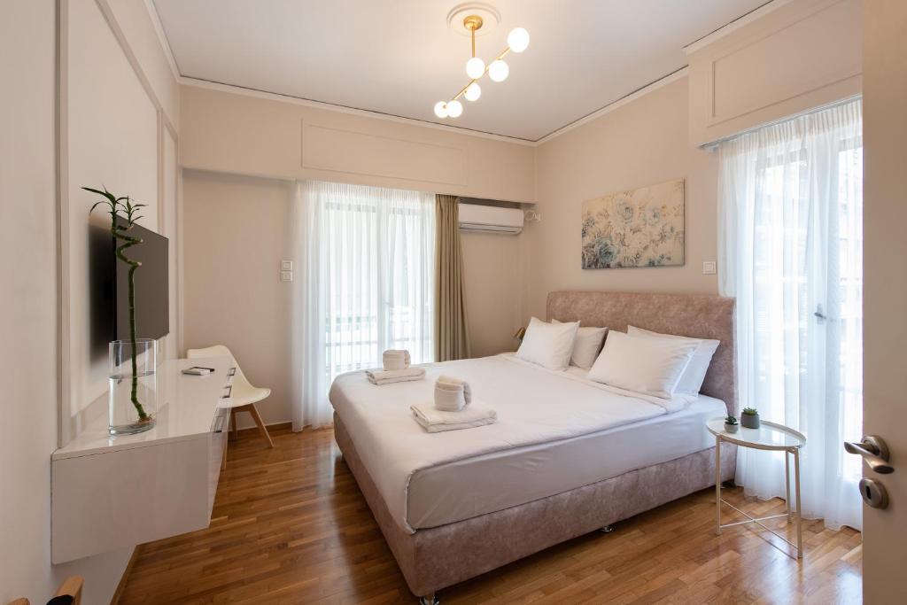 Postel nebo postele na pokoji v ubytování MEDLUXE LUXURY APARTMENT !