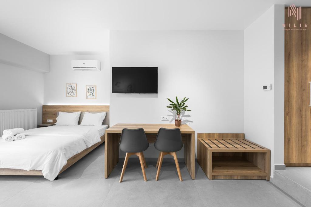 Posteľ alebo postele v izbe v ubytovaní P30, Nilie Hospitality MGMT