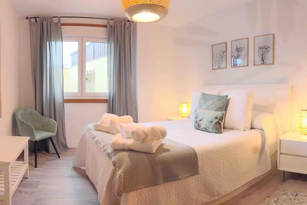 Postel nebo postele na pokoji v ubytování Apartamento Rosalía