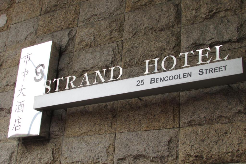 Certifikát, hodnocení, plakát nebo jiný dokument vystavený v ubytování Strand Hotel
