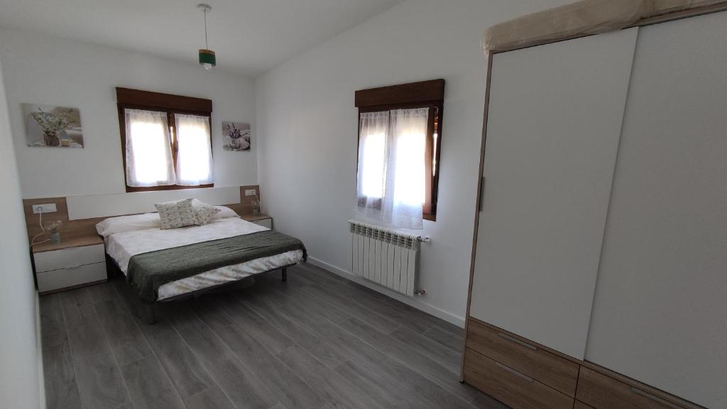 Postel nebo postele na pokoji v ubytování Casa Valparaíso