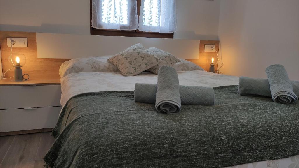 Postel nebo postele na pokoji v ubytování Casa Valparaíso