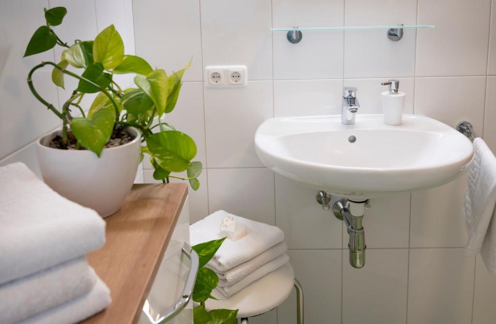 Koupelna v ubytování Ferienwohnung Dichtlbauer