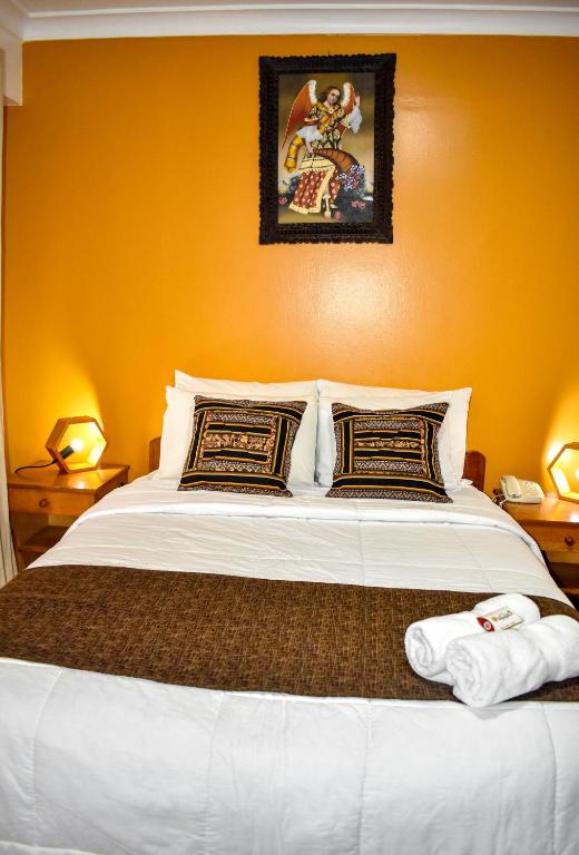Postel nebo postele na pokoji v ubytování Hotel del Sur