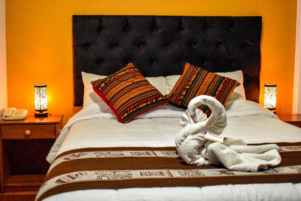 Postel nebo postele na pokoji v ubytování Hotel del Sur