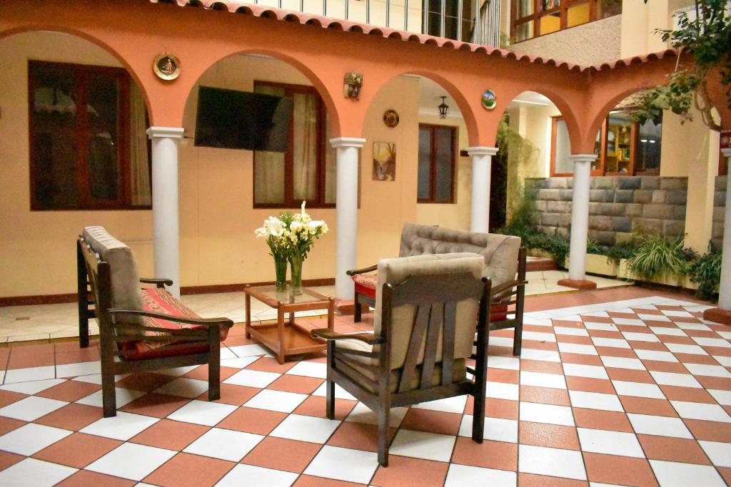 Posezení v ubytování Hotel del Sur