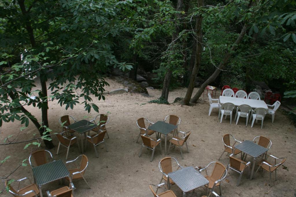 Vonkajšia záhrada v ubytovaní Hotel Posada Molino del Cubo
