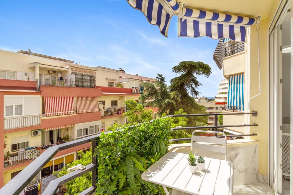 Balkon lub taras w obiekcie Cozy beach apartment