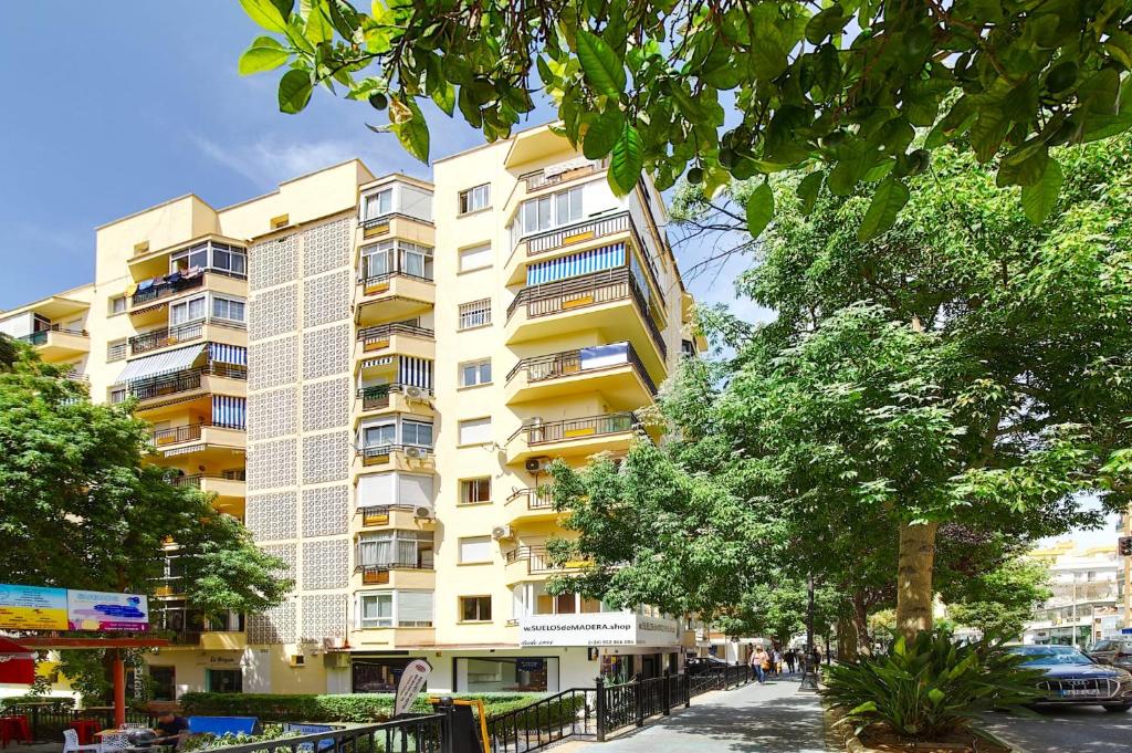 Budynek, w którym mieści się apartament