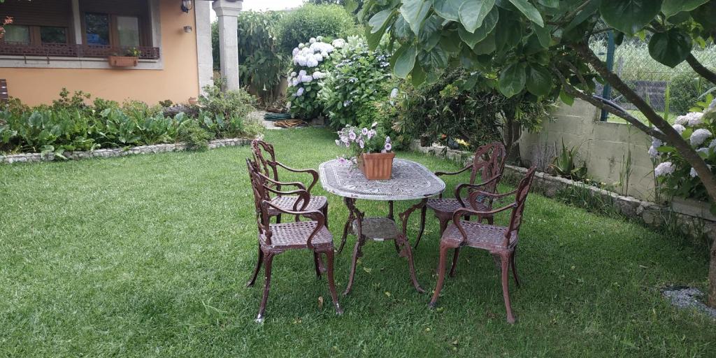 Zahrada ubytování Apartamento Casa A Braña