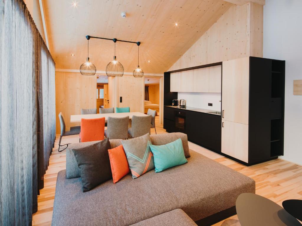 Kuchyňa alebo kuchynka v ubytovaní Alpin - Studios & Suites