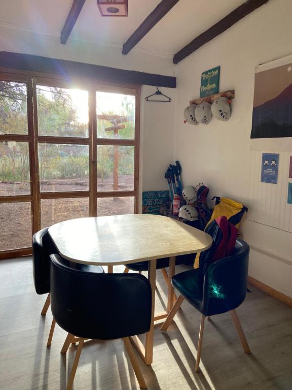Posezení v ubytování CaminAndes Hostal