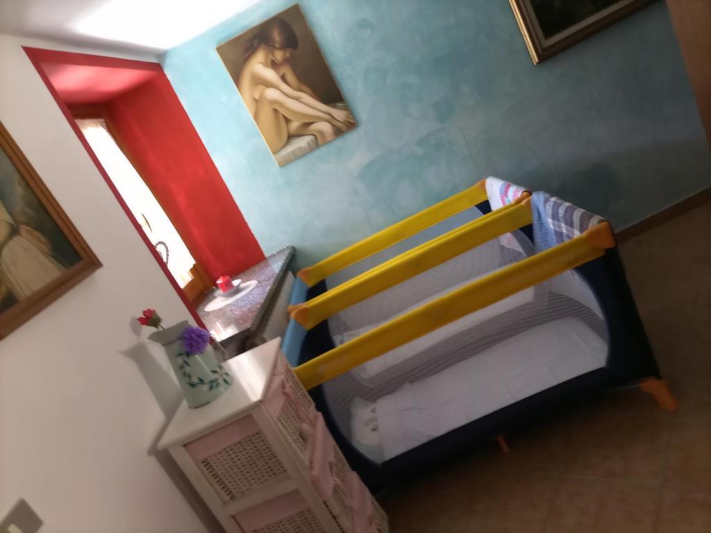 Postel nebo postele na pokoji v ubytování Il Castello