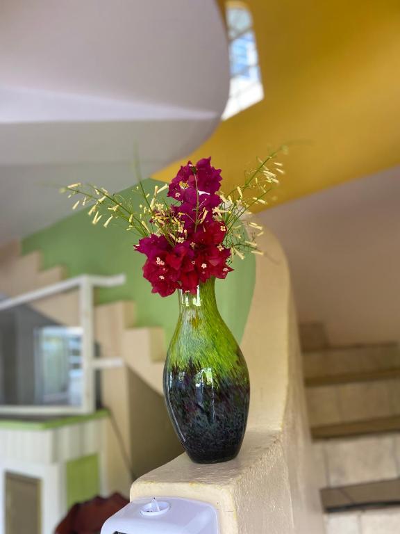 Kuchyň nebo kuchyňský kout v ubytování Rejens Hotel