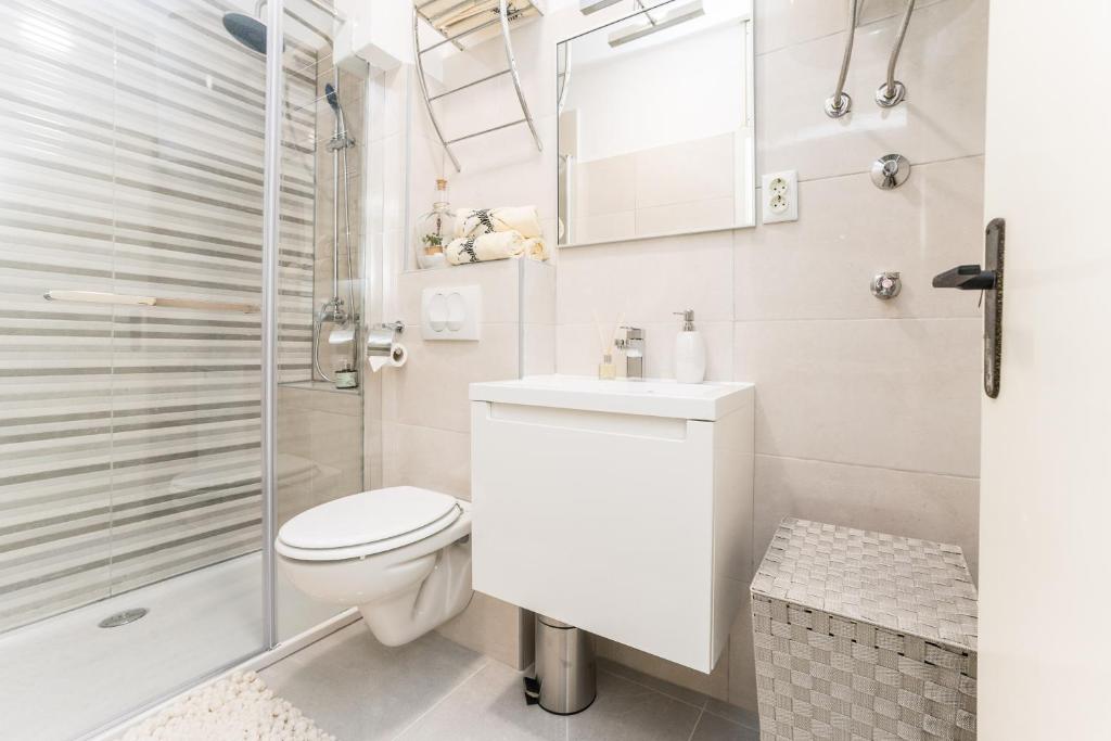 Kúpeľňa v ubytovaní Apartman Evita