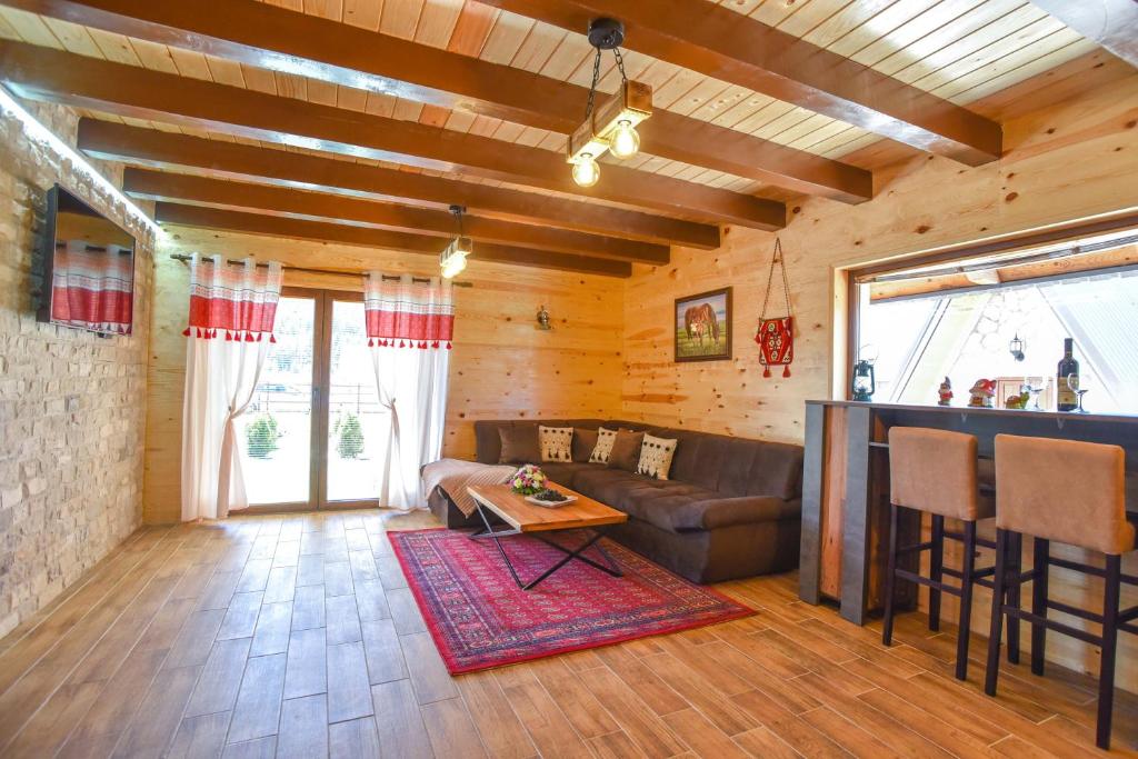 Area soggiorno di Big bear villas