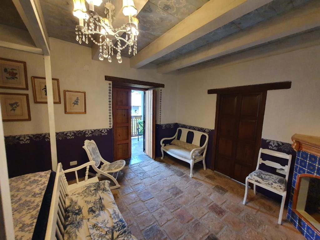 Postel nebo postele na pokoji v ubytování Casa Dos Gallos