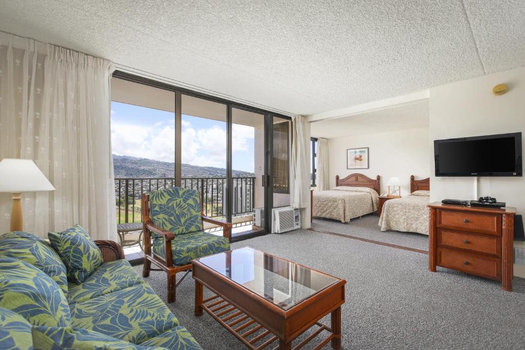 Aston at the Waikiki Banyan - Suite D'une Chambre Avec Vue Sur La Montagne