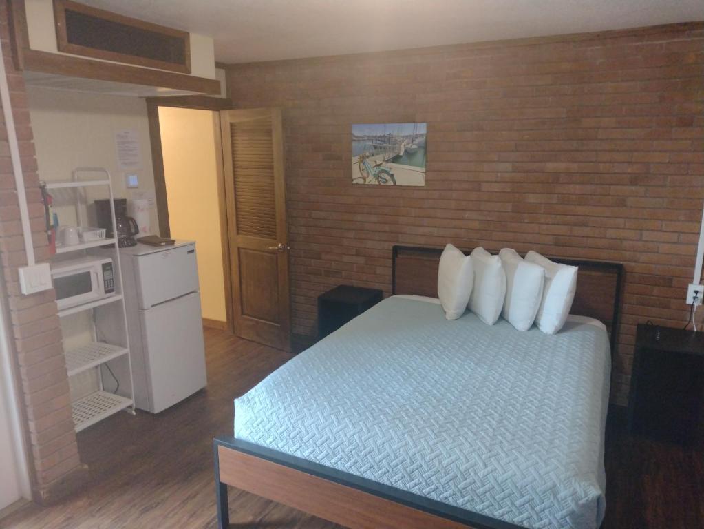 Kuchyň nebo kuchyňský kout v ubytování Belles Sea Inn
