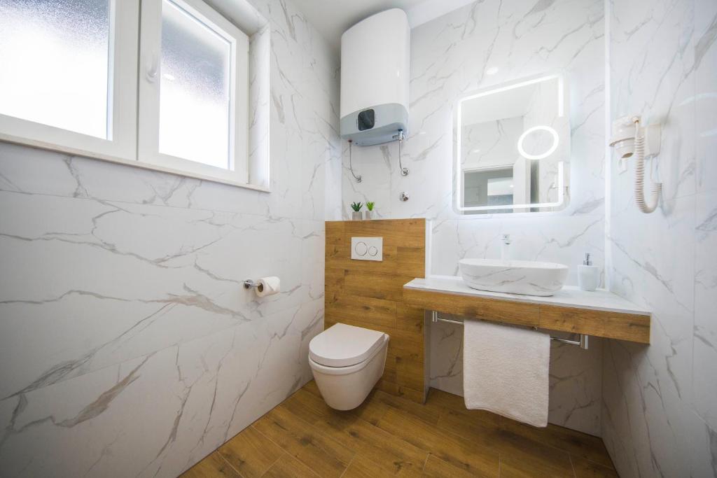 Kúpeľňa v ubytovaní Split Central Luxury Studios