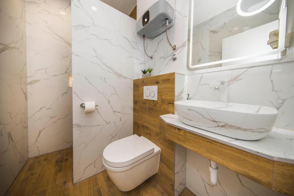 Kúpeľňa v ubytovaní Split Central Luxury Studios