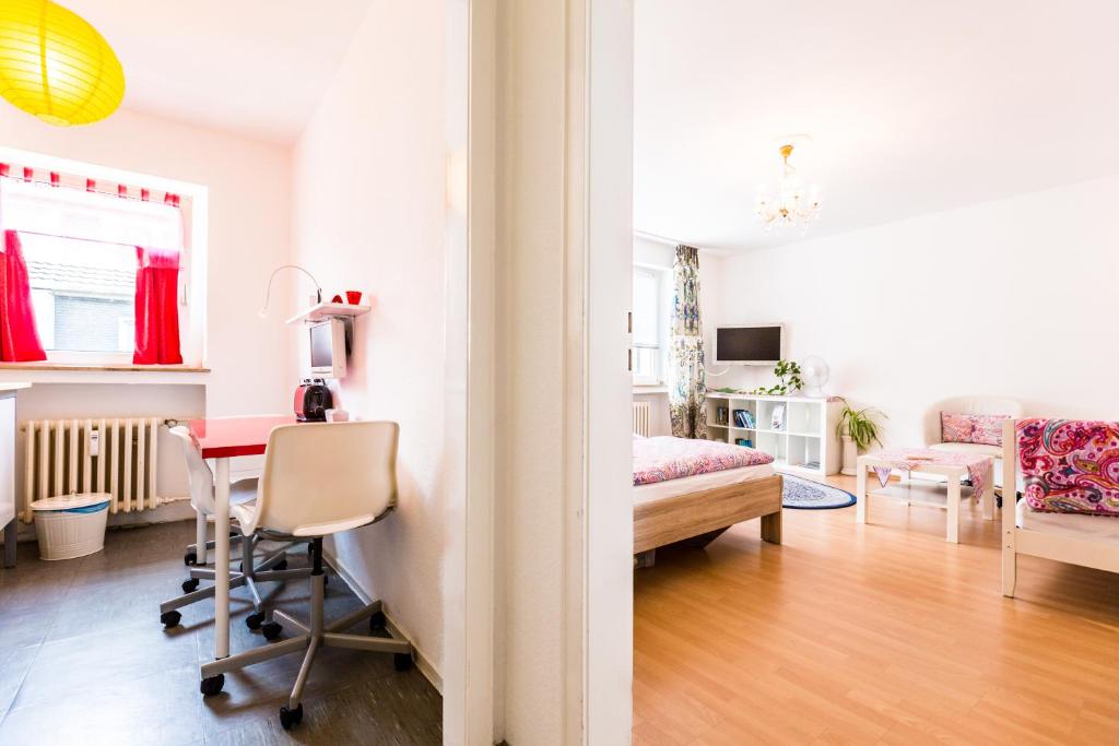 Posezení v ubytování Altstadt-Süd - CGN Apartments