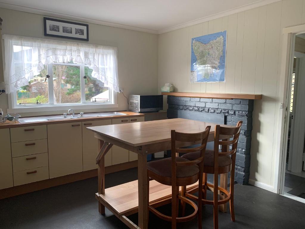 Kuchyň nebo kuchyňský kout v ubytování Maydena Chalet