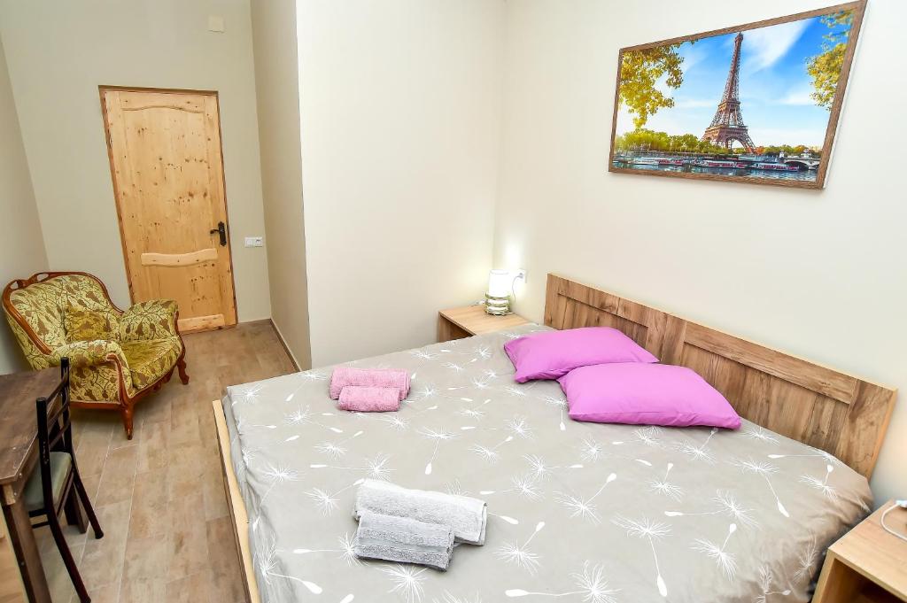 Postel nebo postele na pokoji v ubytování Hotel MASPINDZELO