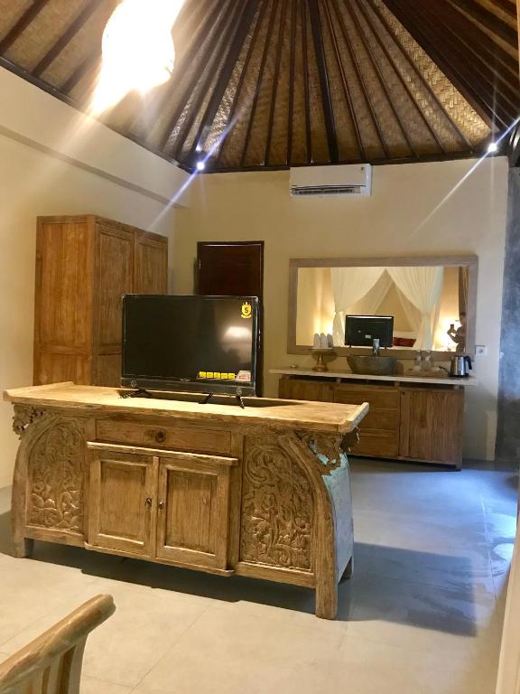 Kuchyň nebo kuchyňský kout v ubytování Kailash Bali