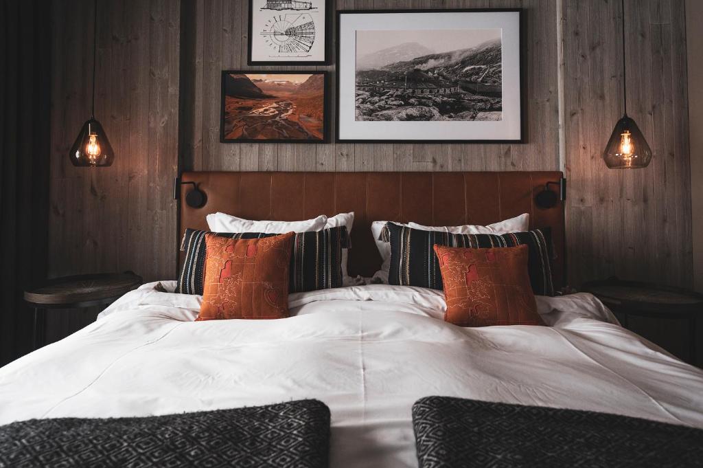 Кровать или кровати в номере Niehku Mountain Villa