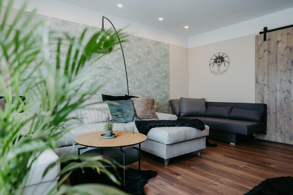 Posezení v ubytování Ferienhaus25