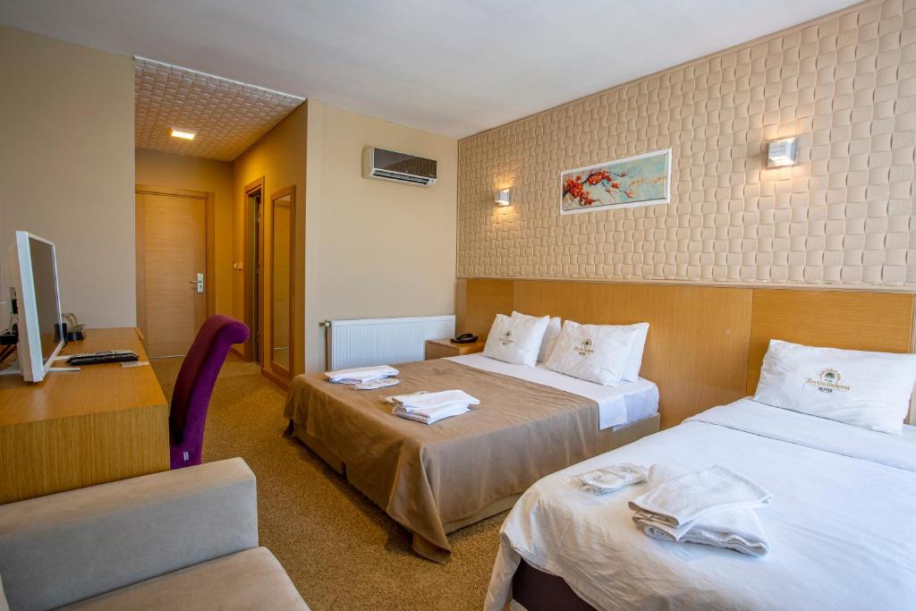 Zeytin Bahcesi Hotel - Quarto Triplo Com Vista Para O Lago